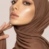 28 couleurs modal coton jersey hijab écharpe ramadan longue châle musulman plaine solide doux turban enveloppes pour les femmes bandeau