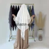 Écharpe de sauna hijab pour femmes, ramadan eid, abaya musulmane, 3 couches longues, tiens imar, vêtement de prière islamique, coiffure arabe, niqab