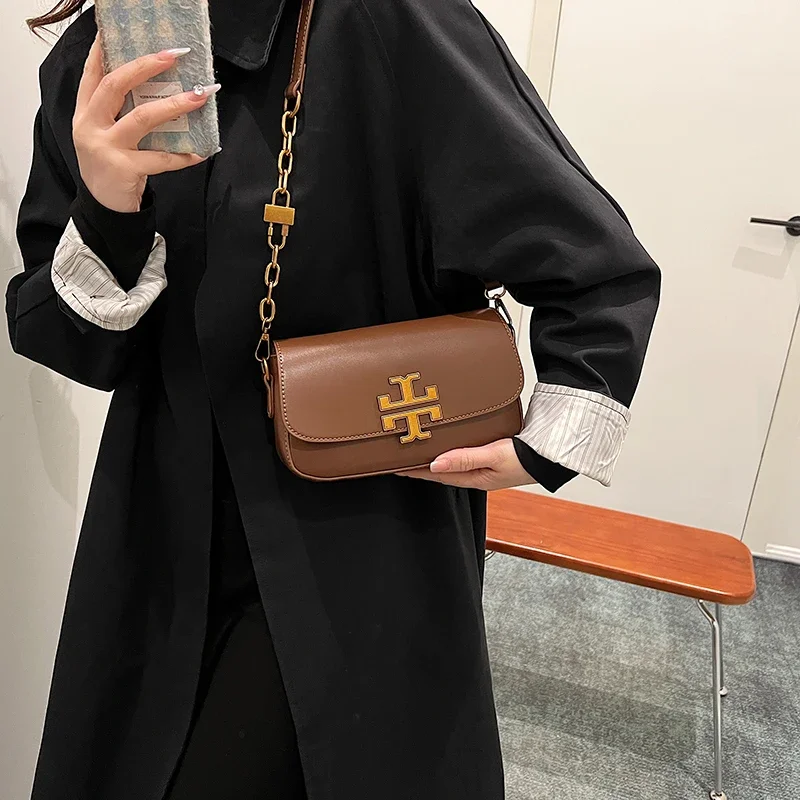 Sac fourre-tout à bandoulière en cuir pour femmes, élégant, sac à main de luxe, Style classique de styliste à la mode pour un Look quotidien