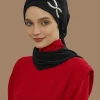 turban instantané écharpe tête turbans hijab femmes chapeaux avec accessoires uniques conception de boucle en métal papillon