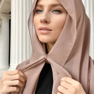 Turban intérieur en mousseline de soie pour femme, hijab musulman avec structure magnétique, écharpe de sauna, document solide, qualité supérieure, islamique instantané Turban intérieur en mousseline de soie pour femme, hijab musulman avec structure magnétique, écharpe de sauna, document solide, qualité supérieure, islamique instantané
