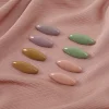 Épingles pour écharpe, couleur unie, ellipse, broche de sécurité en plastique, aiguilles pour hijab musulman pour femmes, épingles élégantes pour accessoires hijab, 8 pièces