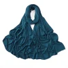châle hijab en jersey modal scintillant uni pour l'hiver, Écharpe musulmane artificiel astique du ramadan, maxi round snood, Étole foulards, 175x55cm