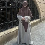 Ramadan Eid Extra Long Jersey Khimar Hijab écharpe vêtements de prière musulmane islamique Jilbab Khimars pour les femmes Abaya Hijabs voile Niqab
