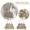 Sac à main à poignée supérieure pour femmes, pochette de soirée colorée pour filles, grand sac de haute qualité à loquet décontracté pour les vacances d&rsquo;été à la plage