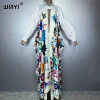 WINYI cardigan pour femmes afrique à manches longues vêtements de rue abaya dubaï luxe musulman populaire Ramadan Kimonos koweït mode caftan