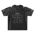 Hommes Jersey T-Shirt Y2K Vintage Brodé Étoile Patchwork Sport T-Shirt Homme Hip Hop Harajuku Décontracté Séchage Rapide Urbain Col En V Haut