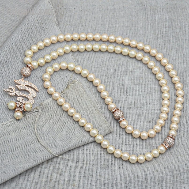 collier de perles de prière musulmane islamique, 10 pièces, allah komboskini tasbih, cadeau de mariage pour femmes, ramadan
