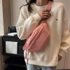 sac de taille en toile pour femmes, nouvelle collection de loisirs, portable, fermeture éclair, style coréen, sac de poitrine, sac à bandoulière, sac de taille, sport