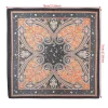 awaytr satin carré écharpe bandeau femmes musulman hijab élégant imprimé soie foulard bandeau poignée cheveux accessoires bandana