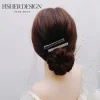 Épingles à cheveux longues en strass simples et brillantes pour femmes et filles, pinces à cheveux, barrettes, accessoires, pince à cheveux, ornement de couvre chef