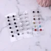 e0bf – clip magnétique pour hijab, placage métallique solide, broche hijab sûre, accessoire broches sans trou, aimant