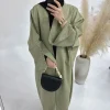 mode lâche musulman kimono surdimensionné robe musulmane abaya syari femme pleine longueur musulman multi bouton service de culte abayas