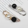 chimbeads Épingles de sécurité en métal pour homme et femme, broche strass, perle simulée, décor de robe, Écharpe, manteau, sac, accessoires