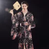 kimono japonais élégant pour femmes, yukata sexy avec obi, costume de cosplay, nouveauté nationale, robe de soirée imprimée à fleurs, robe geisha