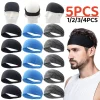 Bandeaux de sport élastiques, coiffure d&rsquo;absorption de la sueur, bandeau d&rsquo;entraînement à séchage rapide, antidérapant, respirant, pour Yoga, course à pied