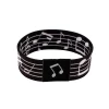 bracelet arc en ciel pour femmes et hommes, notes de musique, élastique, sport, à la mode, bijoux, accessoires, cadeaux