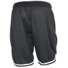 short de basket ball respirant, vêtements de sport pour hommes, taille élastique avec poche cachée et fonction pliable (8 couleurs)