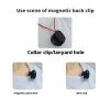 clip arrière magnétique pour microphone sans fil, clip magnétique pour collier, clip magnétique pour microphone, clip de câble de diffusion en direct