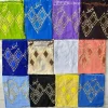 coton africain musulman dubaï floral diamant hijab foulards coloré dentelle ethnique châle doux broderie éthique pour l'été