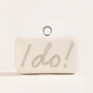 Je fais lettre sacs de soirée pour femmes pochettes de mariée perles perles sac à main de fête de mariage à la mode concepteur chaîne épaule sac à main Je fais lettre sacs de soirée pour femmes pochettes de mariée perles perles sac à main de fête de mariage à la mode concepteur chaîne épaule sac à main