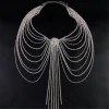 femmes blinging belt belt elemy multicouche crystal waist chain belt elaborte chain chain belly chain pour les accessoires du