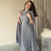 jalabiya abaya musulmane pour femmes, robe de soirée plissée, robe longue éducative, ramadan abayas, caftan arabe, maroc, dubaï, islam