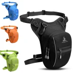 Sac de jambe de taille basse pour moto, ceinture de cuisse, hanche, étanche, tactique de voyage, sac à main pour téléphone portable, sacs banane