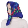 70*70 cm foulard pour femmes écharpe carrée coton imprimé bandana protection d'été hijab hiver chaud bandana babushka