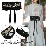 Ceinture Kimono traditionnelle japonaise pour femmes, Corset à pampilles, large ceinture Yukata grue, ceintures de taille, accessoires de Costume