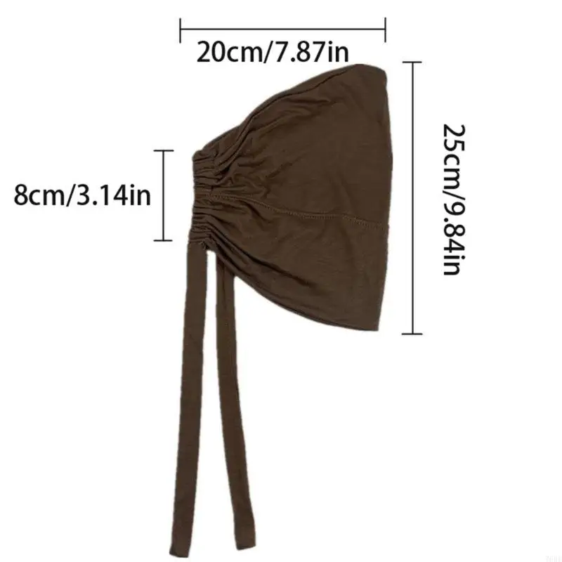 76 het back undercap pour les femmes à hijab turban chapeau soft headgear