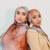 hijabs en coton modal d'interconnexion pour femmes, écharpe imprimée, châle musulman, écharpe turban, cadeaux du ramadan, mode, nouveau design