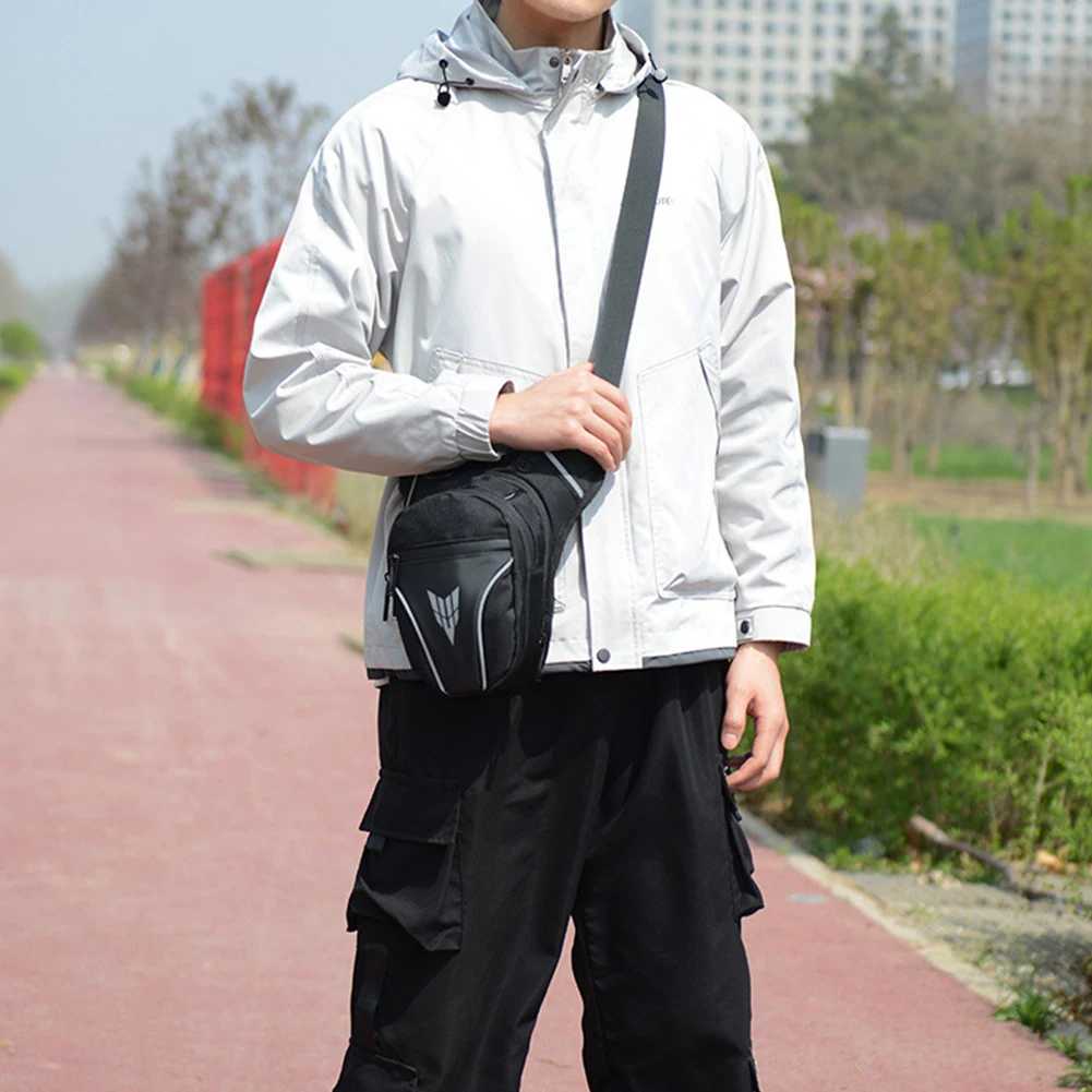 sac banane multifonctionnel pour hommes, ceinture d'équitation, sac de cuisse de vélo de course, sac de taille de hanche de moto, sports de plein air, multi poches