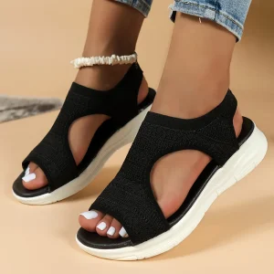 Femmes chaussures d’été plate-forme sandales léger plage chaussures décontractées sans lacet sandales romaines bout ouvert sandales à talons compensés femmes grande taille Femmes chaussures d’été plate-forme sandales léger plage chaussures décontractées sans lacet sandales romaines bout ouvert sandales à talons compensés femmes grande taille