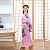 Kimono traditionnel japonais imprimé floral pour enfants, style japonais, robe Sakura pour filles, indépendant, asiatique, nouveau