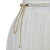 ceinture de taille en perles pour femmes et filles, élégante, élastique, sangle en cristal, designer