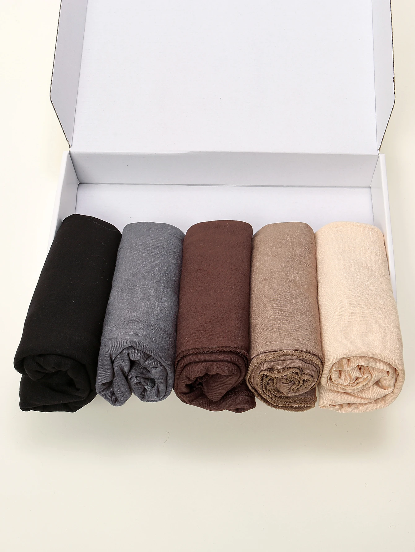 hijab musulman avec épingles, écharpe en jersey, châles longs, turban doux uni, écharpe de sauna islamique, enveloppes de bande de sauna, cadeau, un ensemble de 5 pièces