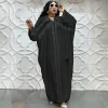 abayas de luxe en mousseline de soie pour femme, boubou, mode musulmane, caftan marocain, robes de soirée de mariage, vêtements africains, dubaï, 2025