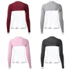 femmes musulmanes longues épaules manches châle bras couverture maillot de corps haussement d'épaules haut court modal islamique hijab accessoires
