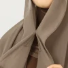 hijab instantané en mousseline de soie, à la mode, avec aimants intégrés, couleur unie, facile à porter, châle enveloppant avec sous capuchon pour femmes musulmanes