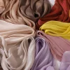 hijabs en mousseline de soie de qualité supérieure pour femmes, voile turban doux et long, écharpes musulmanes, châles hijab, couvre chef islam, accessoires ramadan