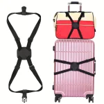 Ceinture de fixation pour valise, ceinture de fixation pour sac à bagages, cordon élastique, ceinture d’emballage transversale multifonctionnelle