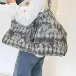 AL Fitness Yoga sac à main minimaliste grande capacité sac pour sport toile sac unisexe sac à bandoulière sacs à provisions réutilisables