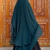 Longue Écharpe en Mousseline de Soie à 2 Couches pour Femme Musulmane, Hijab de Prière, Eid Hijabs, Sauna, Châle, Voile, Djellaba, Niqab, Ramadan, 2024
