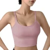 fashion sports bra women ushaped design with back hollow makes sports comfortable and charming seamless vest