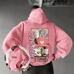 Sweat à capuche pour hommes et femmes, une pièce, graphique Chopper, Streetwear, surdimensionné, décontracté, imprimé Anime, nouvelle collection automne hiver