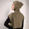 abaya hijab pour femmes musulmanes, nouvelle collection, hijab, tissu jersey, écharpe islamique, turban instantané