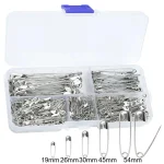 Épingles de sûreté en argent, 260 pièces, différentes tailles pour répondre à une variété de besoins, épingles de sûreté pour vêtements tranchants, Kits de couture