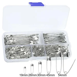 Épingles de sûreté en argent, 260 pièces, différentes tailles pour répondre à une variété de besoins, épingles de sûreté pour vêtements tranchants, Kits de couture