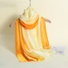Écharpe en mousseline de soie pour femme, écharpe multifonctionnelle, douce, décontractée, légère, fournitures pour temps chaud, bord de mer, document arc en ciel